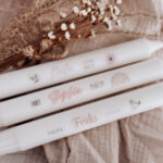 Kerze - Personalisiert | Taufe, Erstkommunion – Bild 2