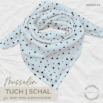 Musselin Tuch | Schal - Dreiecke