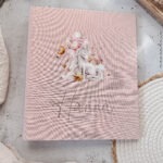 Leinenordner - HANNA - Einhorn | Geburtsurkunde - Zeugnisse - Dokumente