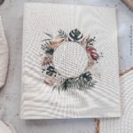 Leinenordner - LEA - Blumenkreis | Geburtsurkunde - Zeugnisse - Dokumente