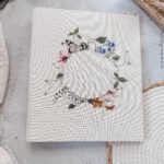 Leinenordner - LIARA - Blumenkreis | Geburtsurkunde - Zeugnisse - Dokumente