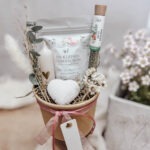 Geschenkset #5 - rosa - Herz | Tee & Gewürz nach Wunsch | regional