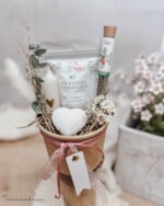 Geschenkset #5 - rosa - Herz | Tee & Gewürz nach Wunsch | regional