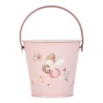 Metall Garten Eimer - rosa Fairy Garden