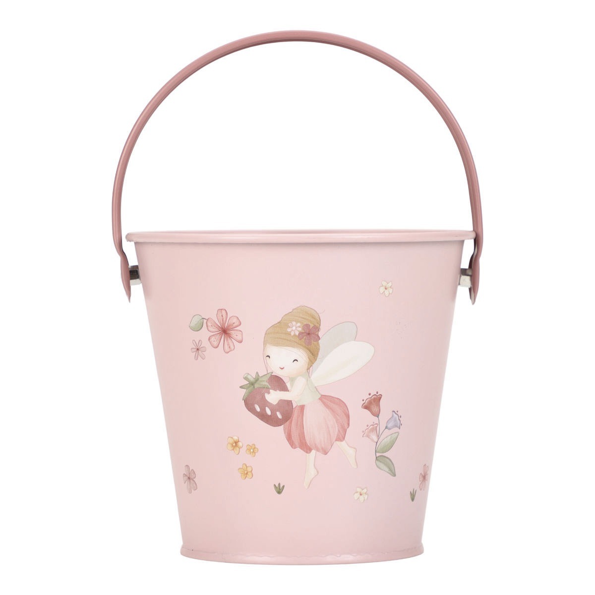 LD9108-little-dutch-kinder-rosa-metalleimer-fairy-garden Metall Garten Eimer - rosa Fairy Garden – Bild 1