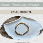 GOLD Muscheln - Armband
