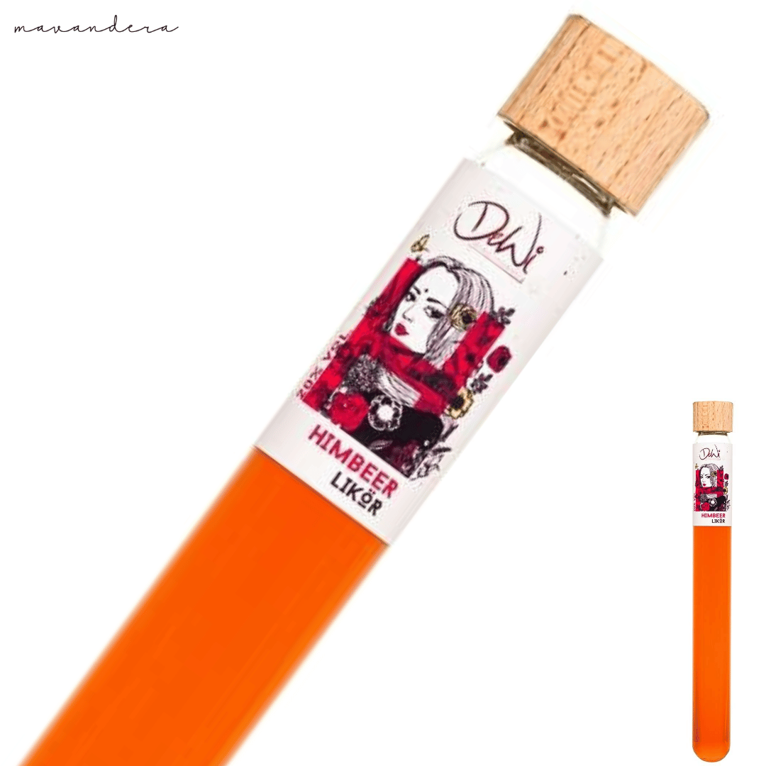 himbeer likör Schnaps/Likör | Himbeere Likör 20% vol. | Tube XL 50 ml – Bild 1