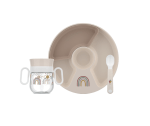 Babygeschirr-Set |  3-teilig - Sunshine & Rainbow