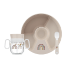 Babygeschirr-Set |  3-teilig - Sunshine & Rainbow