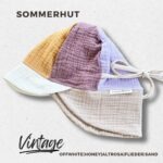 Sommerhut - Musselin VINTAGE.style | OFFWHITE|HONEY|ALTROSA|FLIEDER|SAND