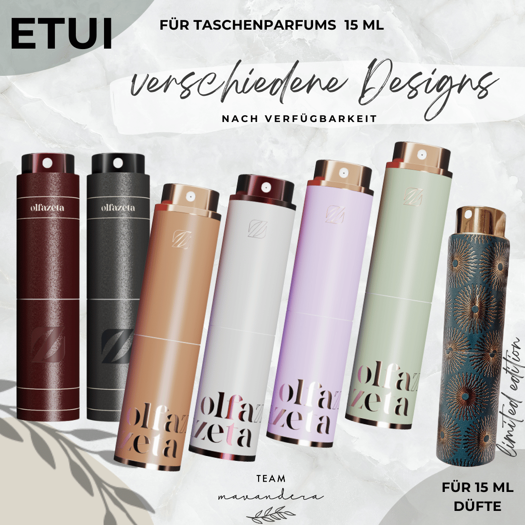 Taschenetui neu Parfüm-Taschenetui Leder Optik | verschiedene Farben - Personalisierung möglich (Gravur) – Bild 1