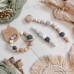 Bärchen – terrazzo | Zahnungswurmi | Schnullerkette | Greifring (Einzeln & Set möglich)