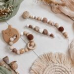 Bärchen – braun | Zahnungswurmi | Schnullerkette | Greifring (Einzeln & Set möglich)