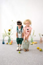 Kindergartenrucksack Square - Little Gang, light Khaki – Bild 4