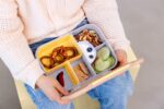 Brotdose Kinder - BENTO Lunchbox | Pattern Party Rosa – Bild 5