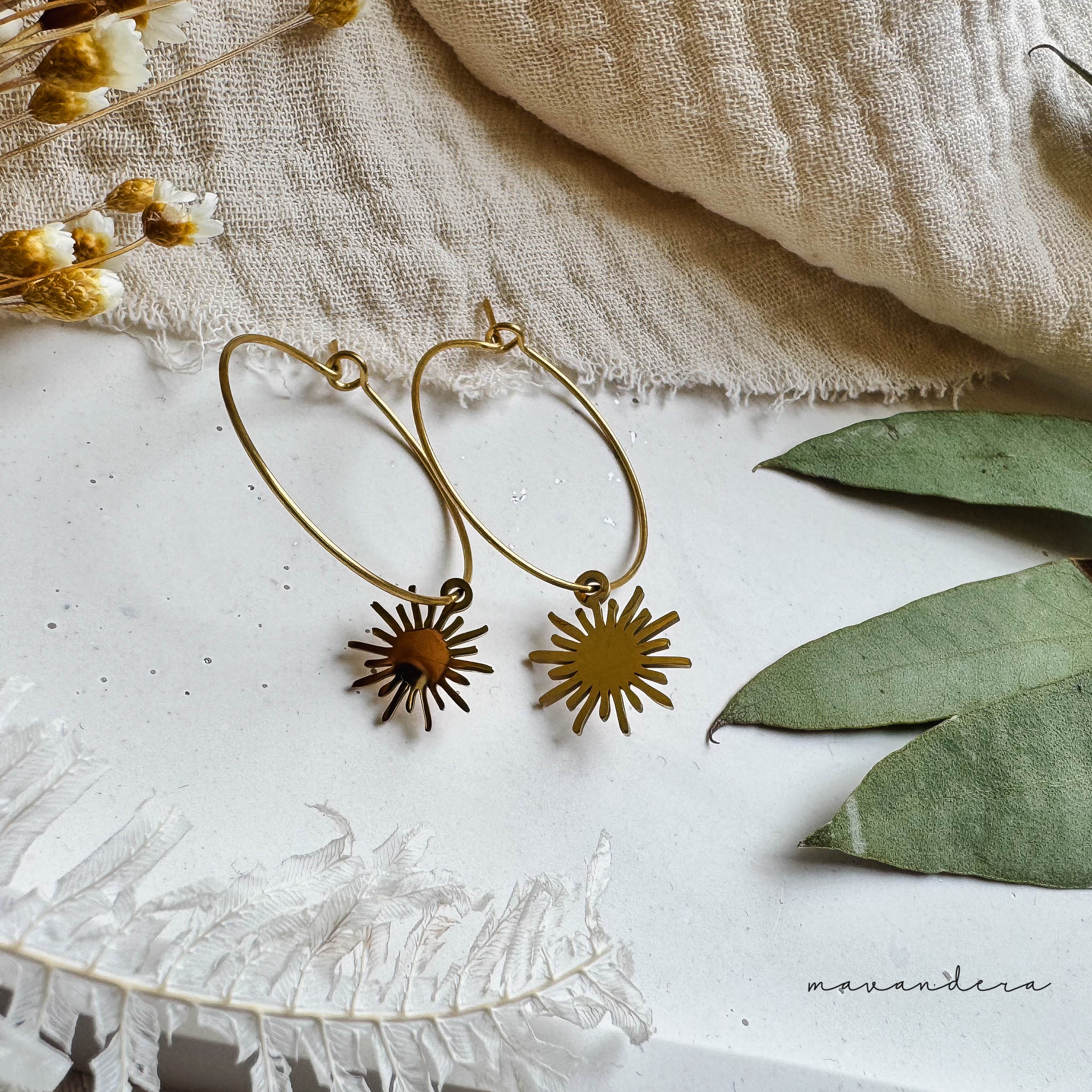 Schmuck SUN Shine Ohrringe Ohrringe - SUN.shine | silber oder gold – Bild 1