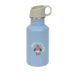 Edelstahl Kinder Trinkflasche - Pattern Party Blau 500 ml | Gravur Name möglich
