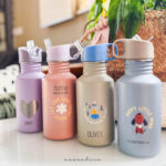 Edelstahl Kinder Trinkflasche - Sunny Explorer grün 500 ml | Gravur Name möglich – Bild 16