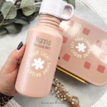 Edelstahl Kinder Trinkflasche - Sunny Explorer rose/pink 500 ml | Gravur Name möglich – Bild 13