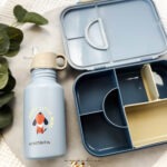 Edelstahl Kinder Trinkflasche - Pattern Party Blau 500 ml | Gravur Name möglich – Bild 13