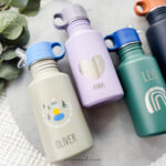 Edelstahl Kinder Trinkflasche - Sunny Explorer grün 500 ml | Gravur Name möglich – Bild 14