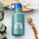 Edelstahl Kinder Trinkflasche - Little Gang Regenbogen Grün 500 ml | Gravur Name möglich – Bild 11