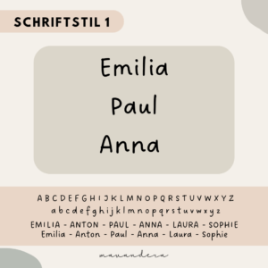 Schrift - Gravur Nr. #1