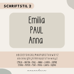 Schrift - Gravur Nr. #2