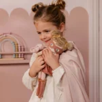 Kuschel Puppe Superheldin ROSA | 35 cm – Bild 5