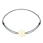 Armband - Kleeblatt - good luck | verstellbar – Bild 2
