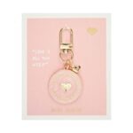 Schlüsselanhänger - HERZ – „love is all you need“ | rosa