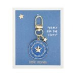 Schlüsselanhänger - STERN – „reach for the stars“ | blau