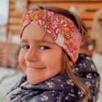 "good vibes"  - Handgemachte Stirnbänder, Beanies & Scruncies – Accessoires für Babys, Kinder & Damen – Bild 2