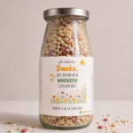 DANKE dass du uns beim WACHSEN geholfen hast - Müsli | Himbeeren weiße Schoki - Knuspermüsli