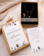 Personalisiertes Schmuck Geschenkset zur Erstkommunion oder Firmung