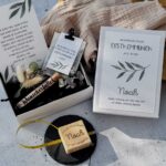 NEU: Personalisierte Geschenkbox 'NOAH' | mit Holz Rollmeter – Geldgeschenk zur Erstkommunion, Firmung oder Geburtstag