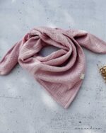 Musselin Tuch | Schal - Pastell ROSE oder SUNNY | Halstuch für Babys, Kinder & Erwachsene aus Baumwolle – Bild 3