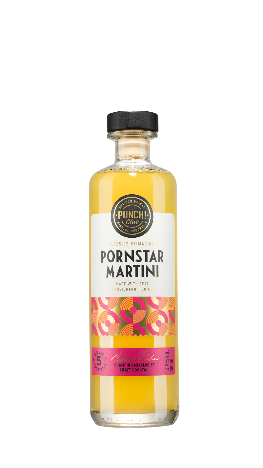 Pornstar Martino 58003-1 Pornstar Martini – Fertig gemixter Cocktail mit Passionsfrucht & Vanille (500 ml) | Punch Club® – Bild 1