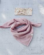 SHOP THE LOOK  | #1 PASTEL.ROSE & ELINA | Kombi aus Beanie oder Stirnband & Musselin Schal