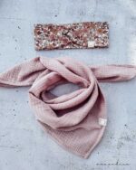 SHOP THE LOOK | #2 PASTEL.ROSE & FRIDA ROSE | Kombi aus Beanie oder Stirnband & Musselin Schal
