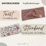 RIB.LEO - Braun | Sand | Beige.weiss - Handgemachte Stirnbänder, Beanies & Scruncies – Accessoires für Babys, Kinder & Damen – Bild 3