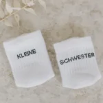 Babysocken | KLEINE SCHWESTER (3 Monate / Größe 16-18) – Bild 4