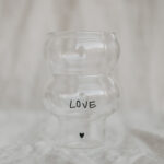 Double Bubble Glas LOVE
