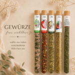 Geschenkbox - individuell zusammenstellen mit Tee, Gewürz, Kugelschreiber, Schlüsselanhänger und mehr | Personalisierung – Bild 4