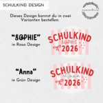 Schulkind Shirt "Mascherl" | personalisiert – Bild 2