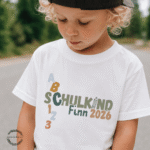 Schulkind Shirt ABC-"Finn" | personalisiert – Bild 3