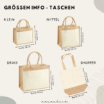 Jute Tasche | MAMA - Danke für alles - verschiedene Größen & Personalisierung möglich – Bild 2