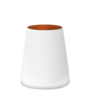 Eckig | weiss - Bronze