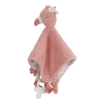 Kuscheltuch Safari - Flamingo | Little Dutch - Personalisierung möglich