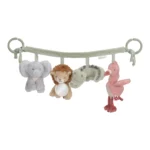 Kinderwagenkette Safari Friends - Maxicosi | Little Dutch | Personalisierung möglich